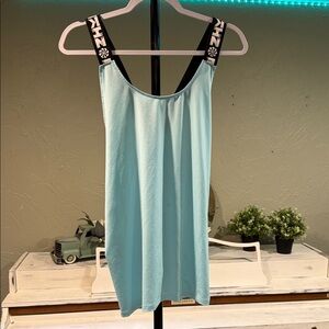 Nike Aqua Tank Top with Black Straps